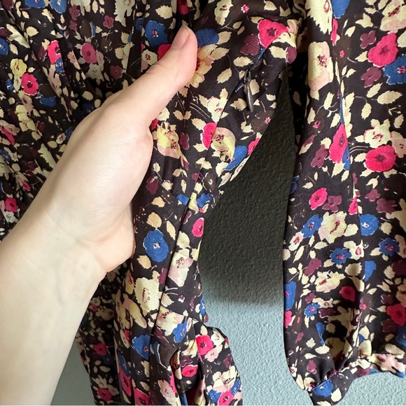 Marc Jacob’s Designer Floral Tie Waist Midi Dress 2 - Picture 6 of 12